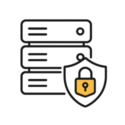 tech stack icon with security 2346642 and a hint of e09000-1