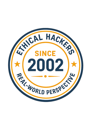 Ethical hackers white badge Ethical hackers white badge